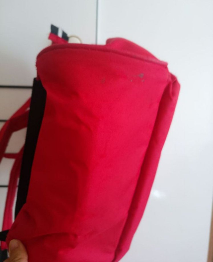 Kırmızı Bebek Bakım Çantası - Görsel 4