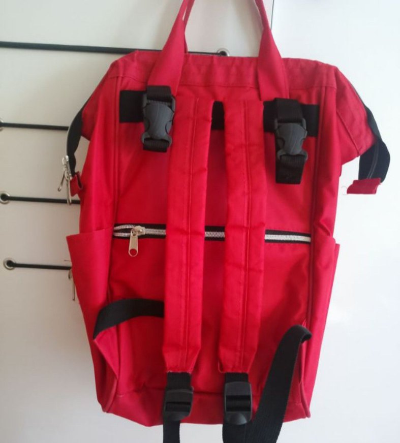 Kırmızı Bebek Bakım Çantası - Görsel 2