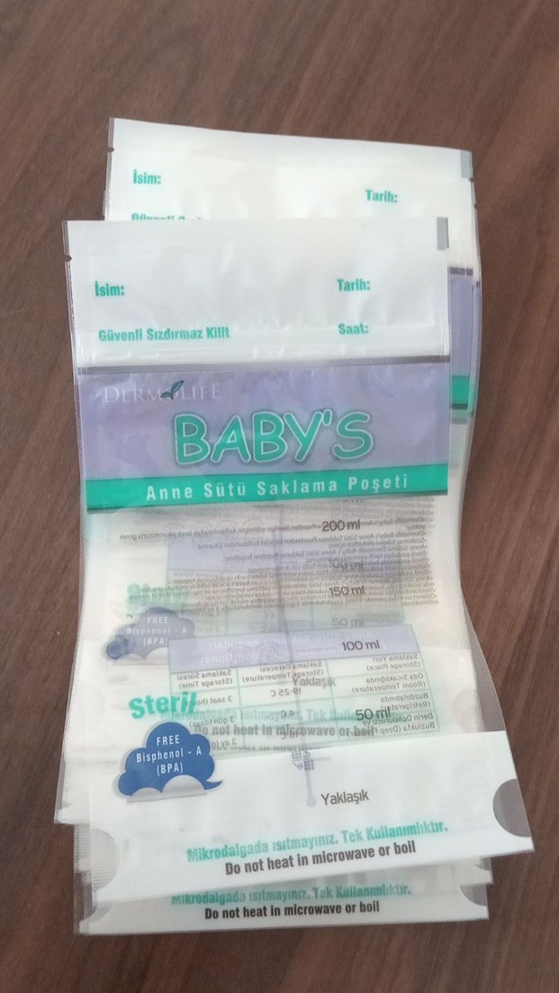 Dermolife Baby's Anne Sütü Saklama Poşeti - Görsel 2