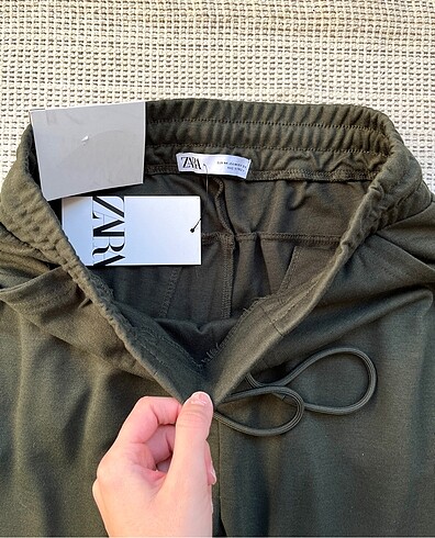 xl Beden haki Renk Orj Zara Unisex Eşofman Altı