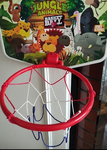 Renkli Jungle Animals Basketbol Potası - Görsel 2