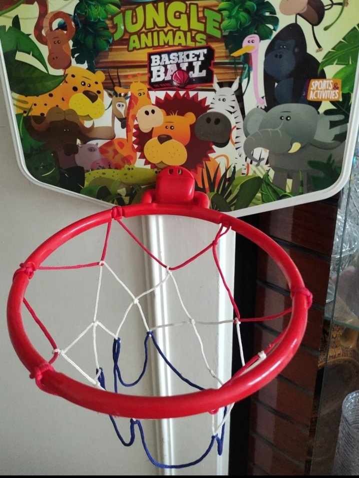 Renkli Jungle Animals Basketbol Potası - Görsel 2