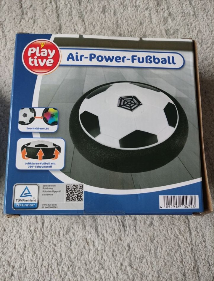 Renkli Işıklı Air Power Futbol Topu Oyuncağı - Görsel 3