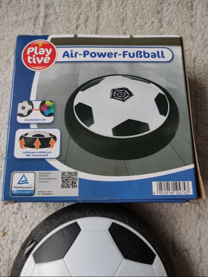 Renkli Işıklı Air Power Futbol Topu Oyuncağı - Görsel 5