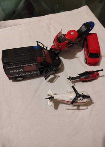 Renkli Oyuncak Araç Seti - Görsel 3