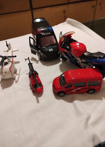 Renkli Oyuncak Araç Seti - Görsel 2