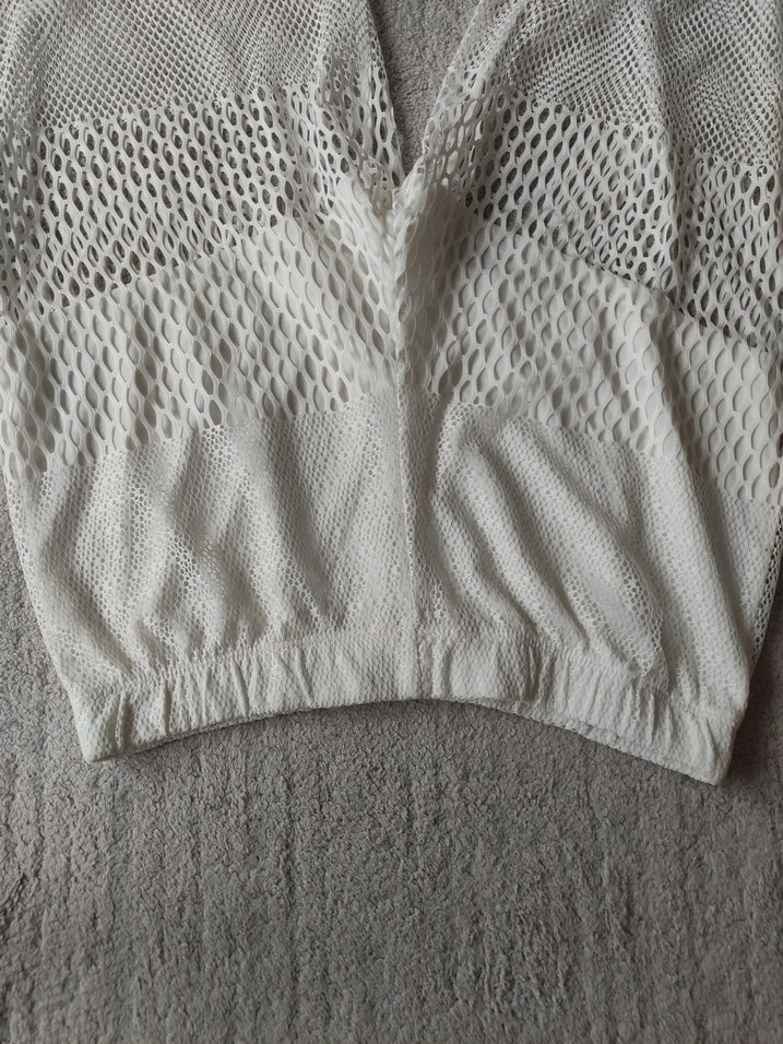 Bohem Beyaz Dantel Detaylı Triko Kadın pareo - Görsel 4