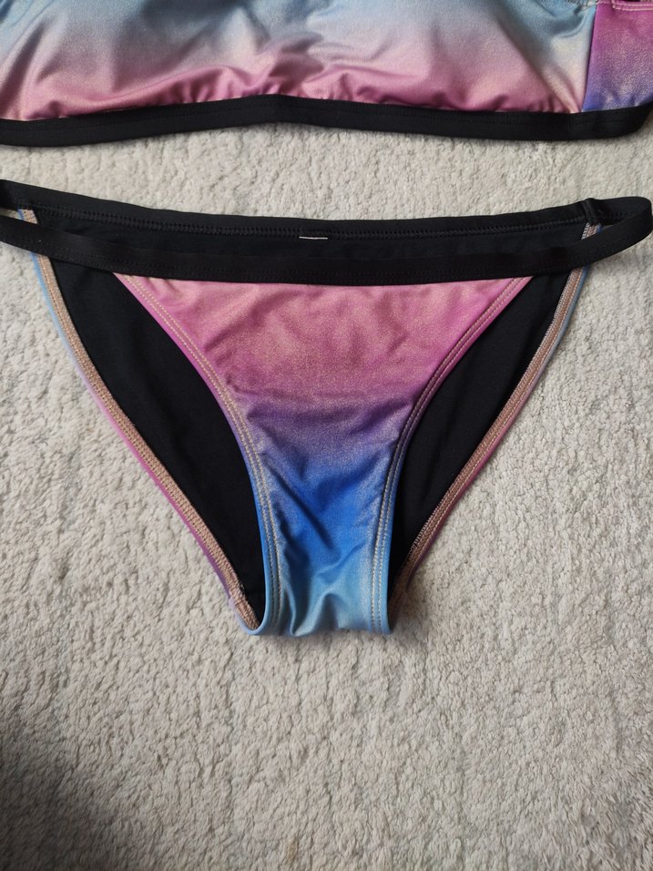 Kadın Çok Renkli Bağlamalı Bikini Takımı - Görsel 3