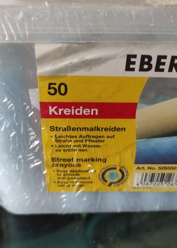 EBERHARDFABER 50 Renkli Sokak Tepegöz Tebeşiri - Görsel 2