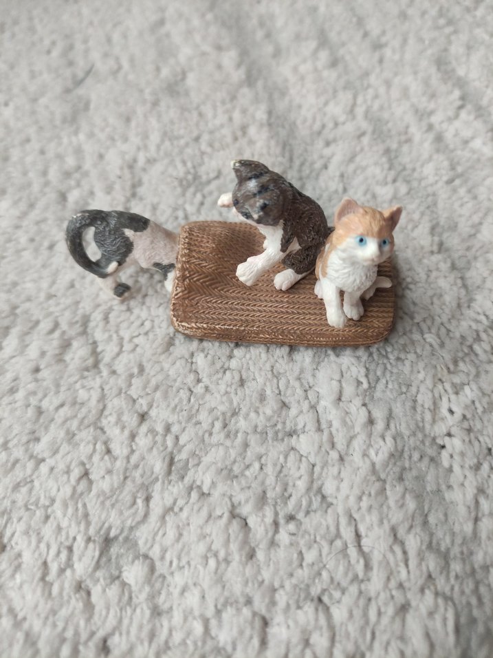 Kedili Dekoratif Minyatür Figür - Görsel 2