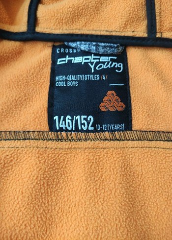 Kapüşonlu Erkek Çocuk Gri Fermuarlı Ceket - Görsel 5