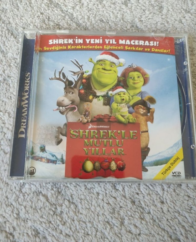 Shrek 4 ve Shrek'le Mutlu Yıllar Orijinal VCD İkili  Set. - Görsel 3