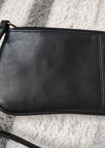 Giani Bernini Siyah Deri Baget Çanta - Görsel 3