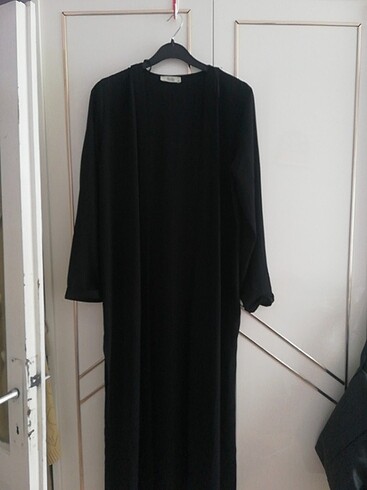 siyah krep kimono