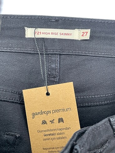 27 Beden siyah Renk Diğer Jean / Kot %70 İndirimli.