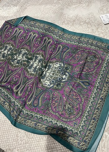 Kadın Çok Renkli Bohem Desenli Şal - Görsel 3