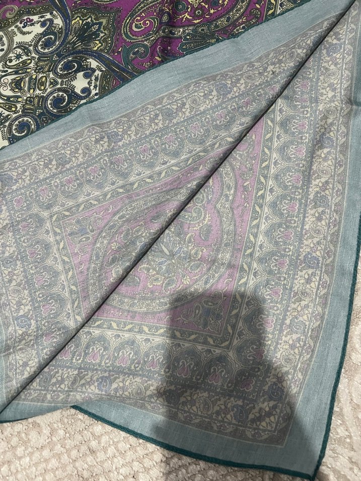 Kadın Çok Renkli Bohem Desenli Şal - Görsel 2