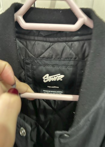 Siyah Düğmeli Street Wear Kadın Ceket - Görsel 2