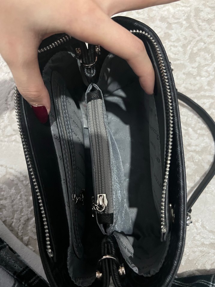 Zincir Detaylı Siyah Kadın Çanta - Görsel 4