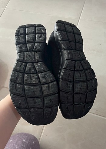 39 Beden siyah Renk Skechers Kadın Siyah Dolgu Topuklu Spor Ayakkabı