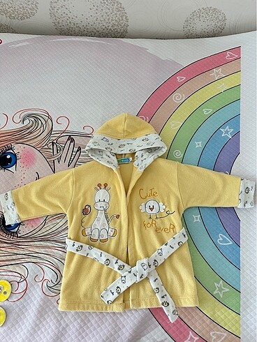 Civil Kız bebek bornoz