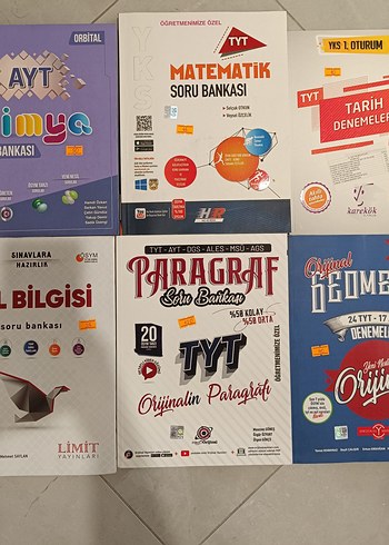 YKS TYT AYT Soru Bankası ve Deneme Seti