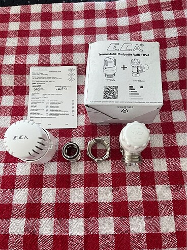 Beden Eca 12 TRV4 Termostatik Köşe Radyatör Valfi 602120755 E.C.A