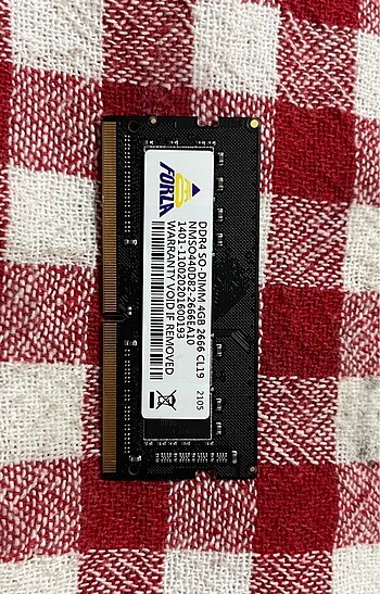 Diğer 4 GB 2666 MHz DDR4 Notebook / Laptop Ram FORZA