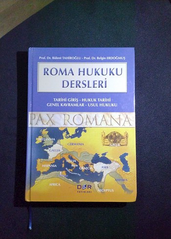 Roma Hukuku Dersleri Bülent Tahiroğlu