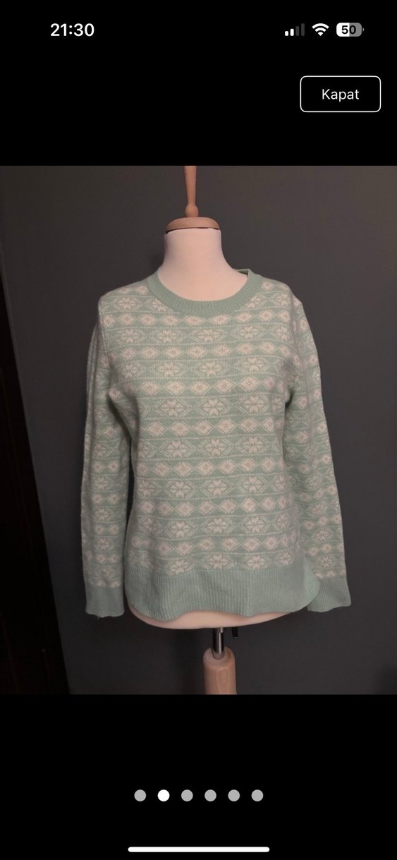 Gap yünlü kazak - Görsel 2