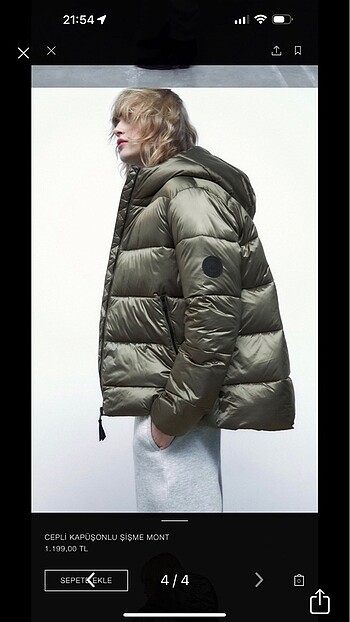 Orijinal Zara mont