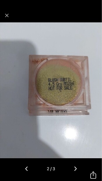 Nars Lancome tester allık orijinal