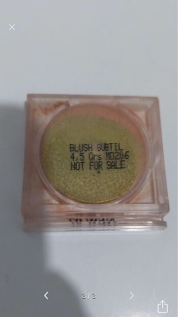 Beden Lancome tester allık orijinal