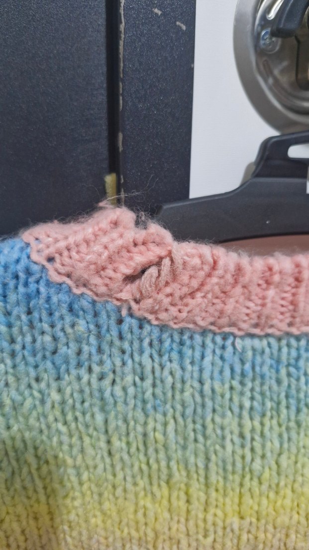 Colin's Renkli Batik Desenli Örgü Kadın Kazak - Görsel 4