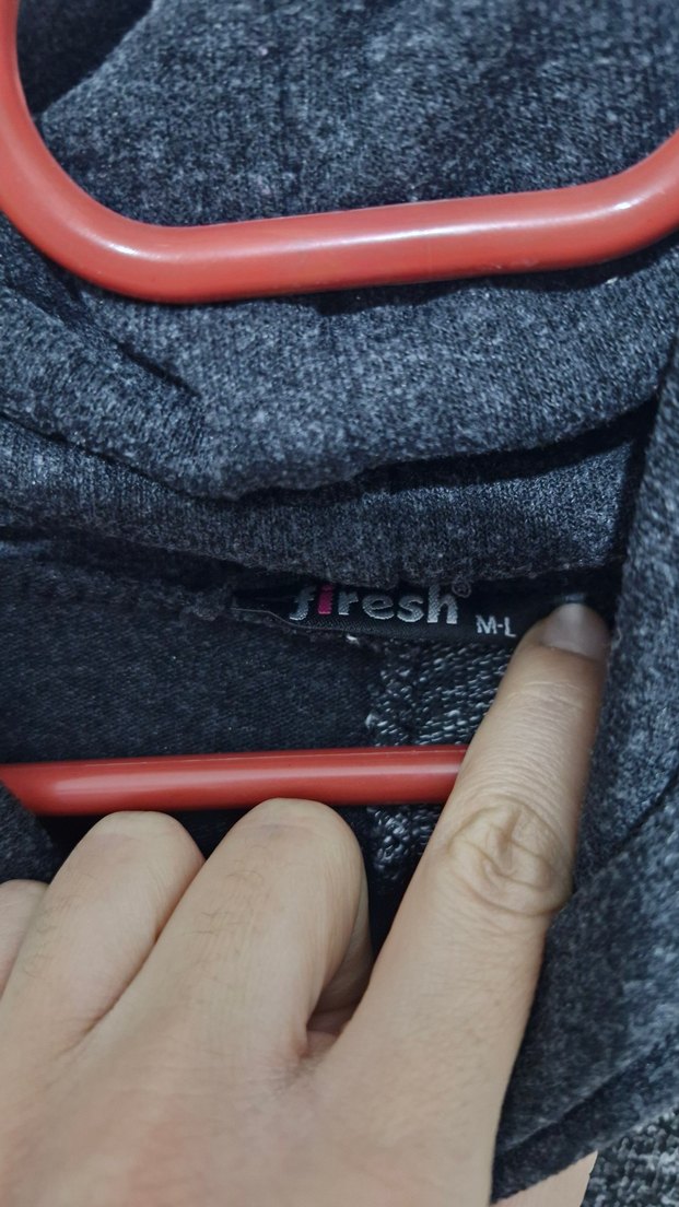 Gri Siyah Triko Tunik Deri Detaylı - Görsel 4