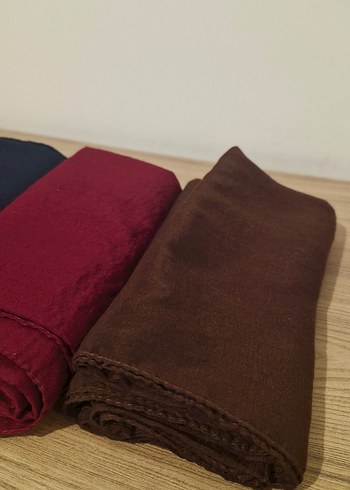 3 lü Pamuk Cazz Şallar - Görsel 4