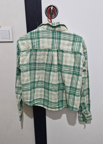 Colin's Yeşil Ekose Desenli Kadın Gömlek - Görsel 2