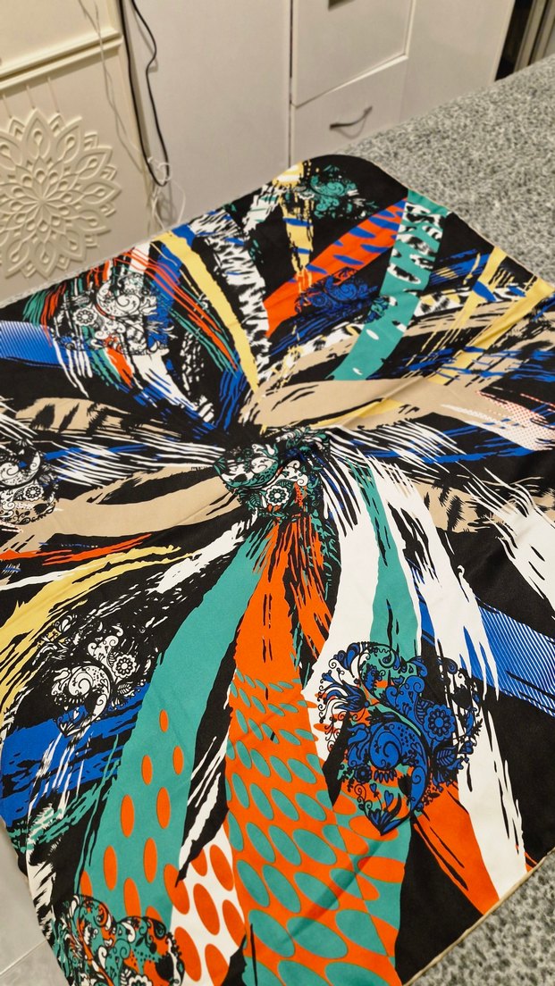 Kadın Çok Renkli Eşarp Seti - Görsel 3