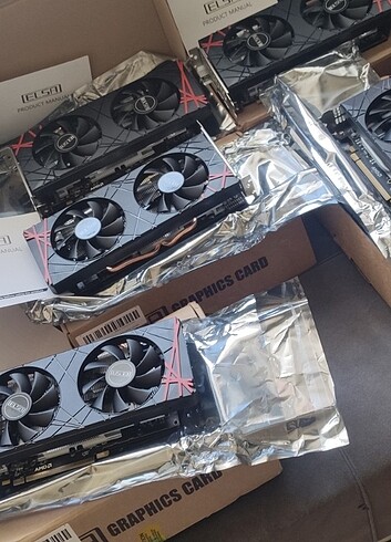 Elsa Rx580 8gb 256bit ekran kartı 