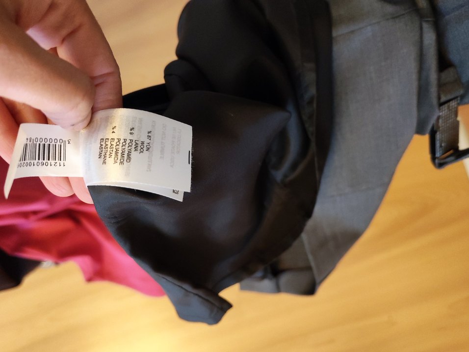 Gri V Yaka Kemerli Uzun Elbise - Görsel 5