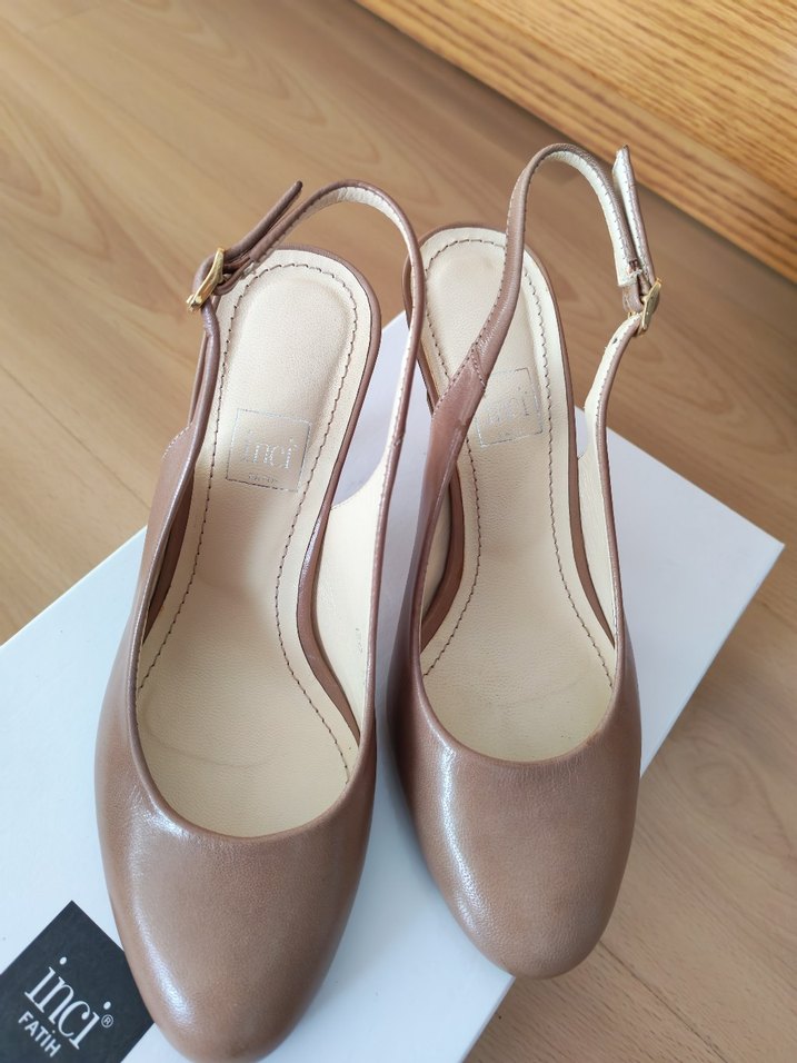 Bej İnci Stiletto - Görsel 5