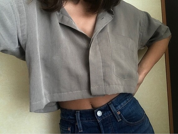 crop gömlek