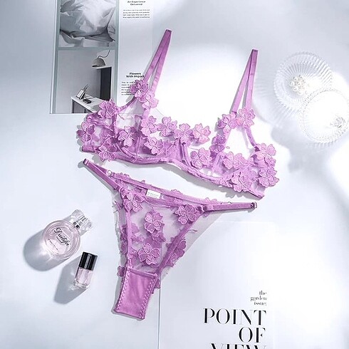 Muhteşem Çiçek Çetaylı Balenli Bralet Takımı