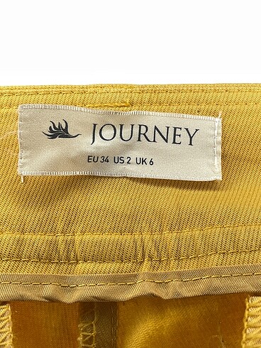 34 Beden sarı Renk Journey Jean / Kot %70 İndirimli.