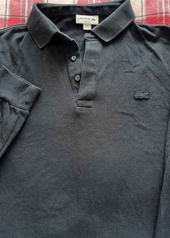 Lacoste Siyah Erkek Uzun Kollu Polo Tişört - Görsel 2