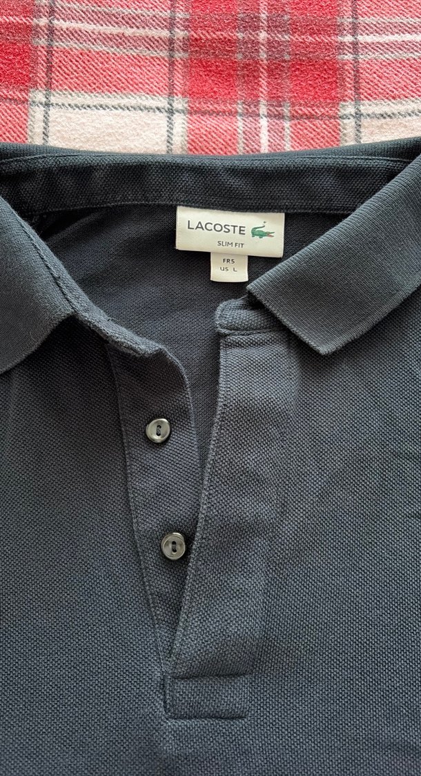 Lacoste Siyah Erkek Uzun Kollu Polo Tişört - Görsel 3