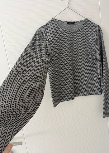 Trendyol Kadın Crop Uzun Kollu Bluz - Görsel 4