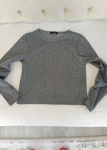 Trendyol Kadın Crop Uzun Kollu Bluz - Görsel 8