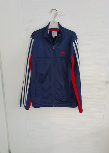 Adidas Erkek Çocuk Lacivert Fermuarlı Ceket