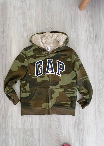 GAP Kamuflaj Kapşonlu Erkek Çocuk Mont